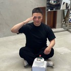 子役出身俳優ヨ・ジング、入隊前日に“坊主頭”公開！1年6カ月の兵役スタート【PHOTO】 画像