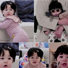 俳優シム・ヒョンタクの愛息ハルちゃん、“オールピンク”で可愛さ全開！【PHOTO】 画像