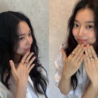 女優シン・ミナ、指先に輝く“4つの高級リング”！夫キム・ウビンも羨む大胆ショット【PHOTO】 画像