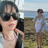 これで無加工!? ソン・イェジン、家族旅行中のナチュラルすぎる極上ビジュアル【PHOTO】 画像