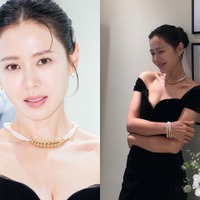“美しすぎるママ” ソン・イェジン、優雅なブラックドレス姿で視線を釘付けに！【PHOTO】 画像