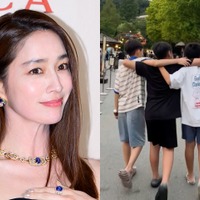 女優イ・ミンジョン、ぐんと成長した息子＆娘を自慢！“身長はママ譲り？” 【PHOTO】 画像