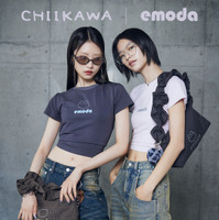 「ちいかわ」シルエット入り！デニムやトップス、キーホルダーが先行販売開始！「EMODA」 画像