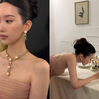 女優ムン・ガヨンの背中に釘付け…！ドレスからチラ見えするタトゥーに秘められた意味【写真】 画像