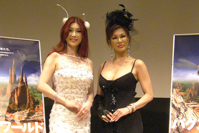 叶恭子「パワフルな生き方」VS美香「堅実な生き方」　『バグズ・ワールド』試写会 画像