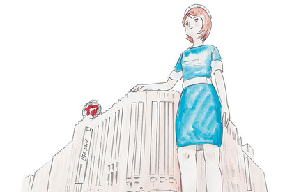 「コップのフチ子」漫画家がデザイン！伊勢丹デパートガール「デパガ」ちゃん誕生 画像