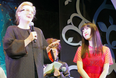 メリル・ストリープ、神田沙也加の歌声を絶賛！　『イントゥ・ザ・ウッズ』プレミアに1000人来場 画像