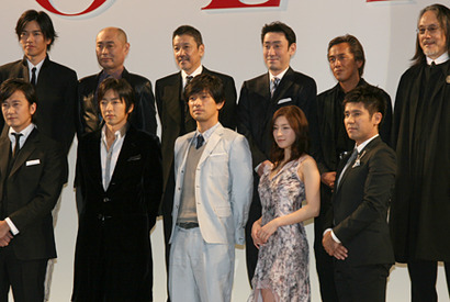 紅一点の広末「男強さと夢いっぱいの映画」　世界進出決定『GOEMON』が幕開け！ 画像