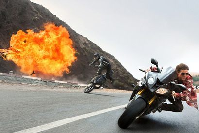 【特別映像】トム・クルーズ、ノースタント＆ノーヘルで過激アクション披露！『M:I5』 画像