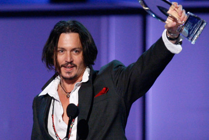ピープルズ・チョイス賞がジョニー・デップに、ゼロ年代のお気に入り俳優のお墨付き 画像