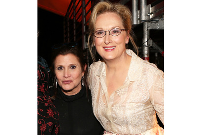 キャリー・フィッシャー母娘の葬儀にメリル・ストリープら出席 画像