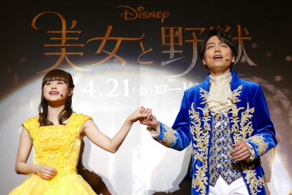 昆夏美＆山崎育三郎、「美女と野獣」を生歌唱！「ステージで歌うと楽しい」 画像