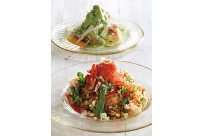 新感覚ひんやりフード！かき氷パスタ「スノーアイスパスタ」が「キハチ 青山本店」に登場！ 画像