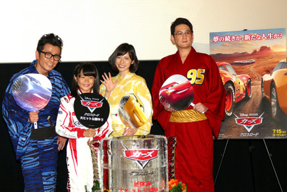 松岡茉優 藤森慎吾 カーズ クロスロード マックィーン役声優と対面し感激 Cinemacafe Net