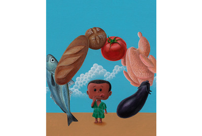 『ありあまるごちそう』イラストレーター本秀康によるビジュアル完成！ 画像