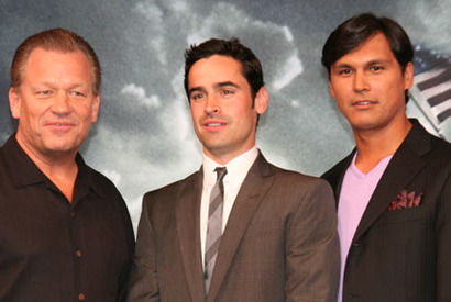 『父親たちの星条旗』ジェシー・ブラッドフォード、アダム・ビーチ、ジェームズ・ブラッドリー来日記者会見 画像