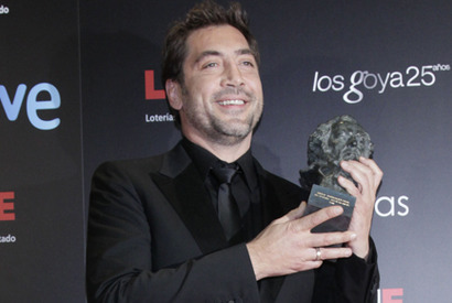 ハビエル・バルデム、ゴヤ賞主演男優賞受賞で、賞を妻ペネロペ・クルスと愛息に捧げる 画像