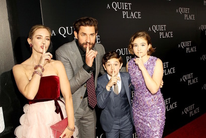 エミリー・ブラント夫妻、NYプレミアに登場！サバイバルホラー『クワイエット・プレイス』 画像