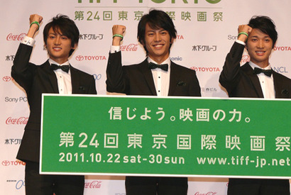 東京国際映画祭を若者にアピール！　イケメン3人衆「TIFF BOYS」結成 画像
