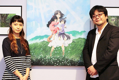 宮崎あおい、芸術の都・パリで細田監督と『おおかみこどもの雨と雪』をPR 画像