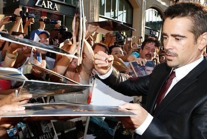 『トータル・リコール』L.A.プレミアに、“恐妻”シャロン・オズボーンが夫と仲良く登場 画像