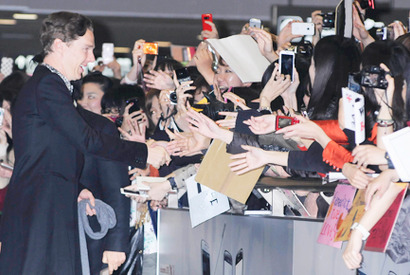 あまりのイケメンぶりに、泣き出すファン続出！　ベネディクト・カンバーバッチが初来日 画像