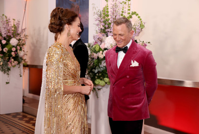 『007／ノー・タイム・トゥ・ダイ』のプレミアにウィリアム王子＆キャサリン妃ら王室メンバーが出席 画像