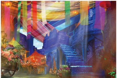 劇団四季「バケモノの子」“渋天街”コンセプトアート公開 画像