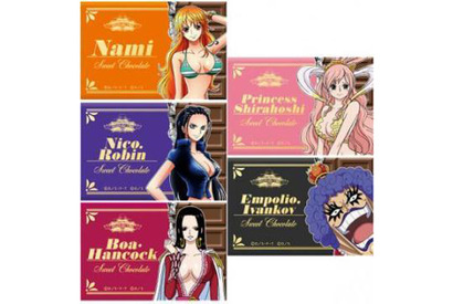 渋谷・麦わらストアでONE PIECEのバレンタイン！　女性キャラクター5人からのギフト 画像