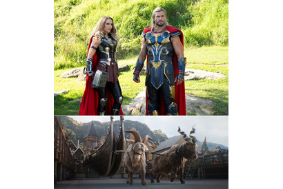 『ソー：ラブ＆サンダー』うるさいけどかわいい「ヤギがたまらん」夢中になる観客急増中!? 画像