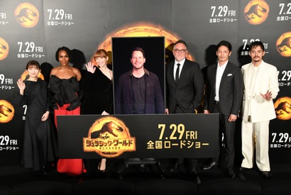 ブライス＆ディワンダ＆監督が来日！玉木宏ら吹替キャストも登場『ジュラシック・ワールド／新たなる支配者』記者会見 画像