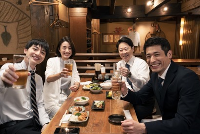 上戸彩、阿部サダヲ＆玉森裕太は「甘噛み隊」『シャイロックの子供たち』メイキング初公開 画像