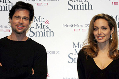 『Mr.＆Mrs.スミス』ブラッド・ピット、アンジェリーナ・ジョリー来日記者会見 画像