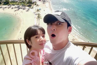 18歳年下の日本人女性と結婚した俳優シム・ヒョンタク、“遅めの新婚旅行”でハワイを満喫！【PHOTO】 画像