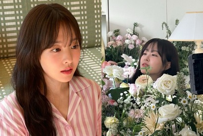 童顔女優パク・ボヨン、これぞ“愛らしさの塊”。花より美しい近況公開【PHOTO】 画像