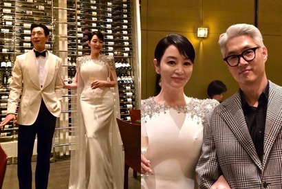 女優キム・ヘス、タイトドレスからくびれがあらわに…54歳らしからぬ「非現実的な」体型で圧倒【PHOTO】 画像