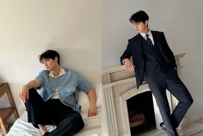 “顔天才” チャウヌが春を先取り！抜群のプロポーションで魅せたダンディのお手本【PHOTO】 画像