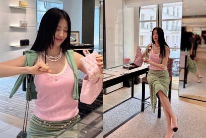『トンイ』パク・ハソン、パリのシャネルでショッピング！“一児の母”の優雅な日常に「憧れる」【PHOTO】 画像