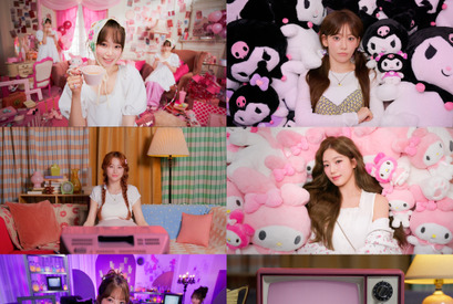 マイメロ＆クロミがお菓子作りも！LE SSERAFIM「Kawaii (Prod. Gen Hoshino)」MV公開中 画像