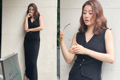 “二児の母”カン・ソラ、シルエット際立つ黒コーデに称賛の嵐「これぞ芸能人の骨格」【PHOTO】 画像