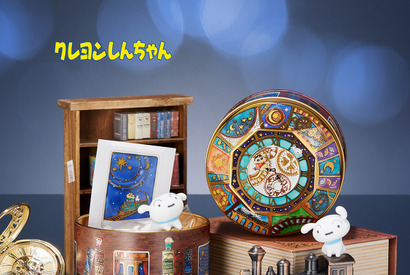 「クレヨンしんちゃんトレイン缶」が新登場！しんちゃんとシロが魔法の列車で宇宙の旅 画像