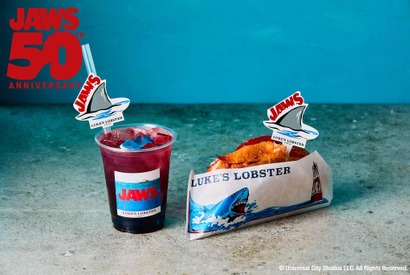 『ジョーズ』×「LUKE'S LOBSTER」コラボメニュー登場！数量限定オリジナルグッズも 画像