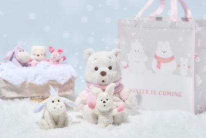 プーさんたちに雪が積もって真っ白に！ 冬のコレクション「WHITE POOH」発売 画像
