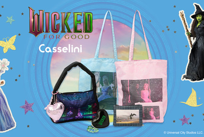『ウィキッド 永遠の約束』ムービーフォトを使ったバッグ＆ポーチなどが登場「Casselin」