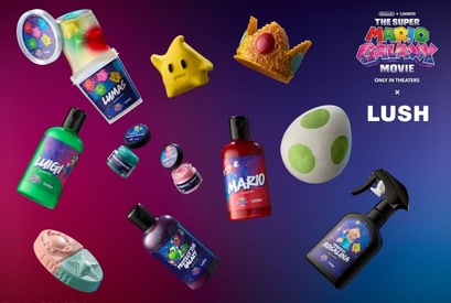 『ザ・スーパーマリオギャラクシー・ムービー』 × LUSH、限定コラボ商品が3月10日発売！