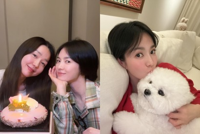 「伝説の女子高生たち」ソン・ヘギョとイ・ジン、30年変わらぬ友情をアピール【PHOTO】 画像