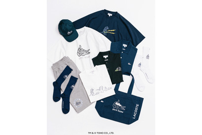 「ゴジラ＋ラコステ」第2弾アイテム発売決定　ワニvsゴジラのキービジュアルも 画像