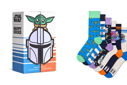 グローグー、アソーカ、R2-D2など登場『スター・ウォーズ』と「ハッピーソックス」がコラボ 画像