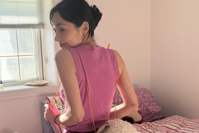 『テプン商事』キム・ミンハ、別人級の体型が話題に！華奢な後ろ姿を写真を公開【PHOTO】 画像