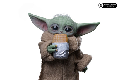 手のひらサイズ！おやつを食べるグローグー、アンゼラ人を抱えるグローグーなど『スター・ウォーズ』アイアン・スタジオ　スタチュー発売 画像